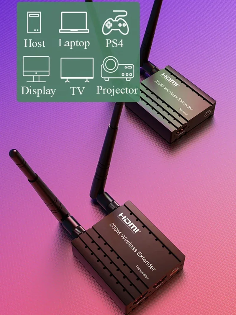 Kabelloser Video- und Audio-Se – Hdmi Adapter Bewertung und Preis