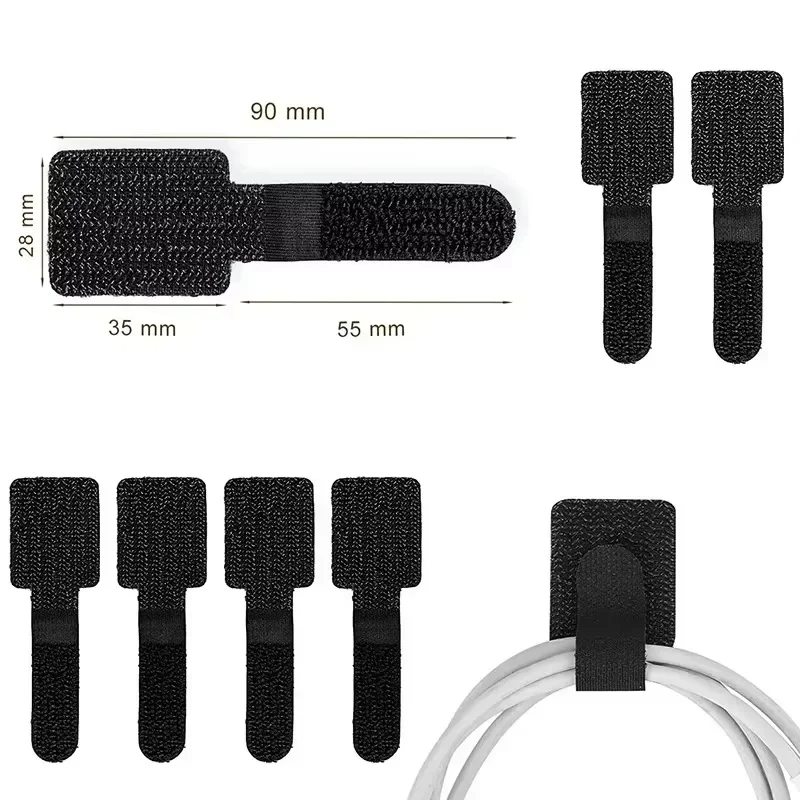 Wiederverwendbare Kabelbinder, – Cable Organizer Bewertung und Preis