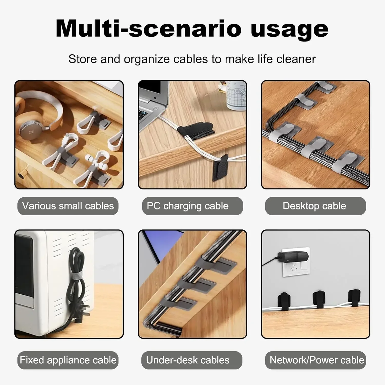 Neue wiederverwendbare Kabelbi – Cable Organizer Bewertung und Preis