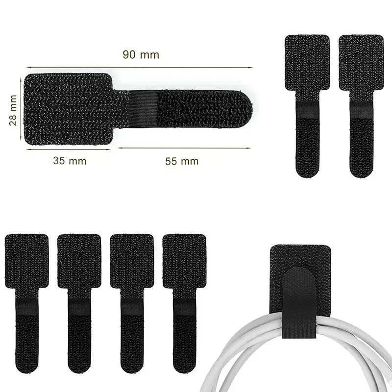 Neue wiederverwendbare Kabelbi – Cable Organizer Bewertung und Preis